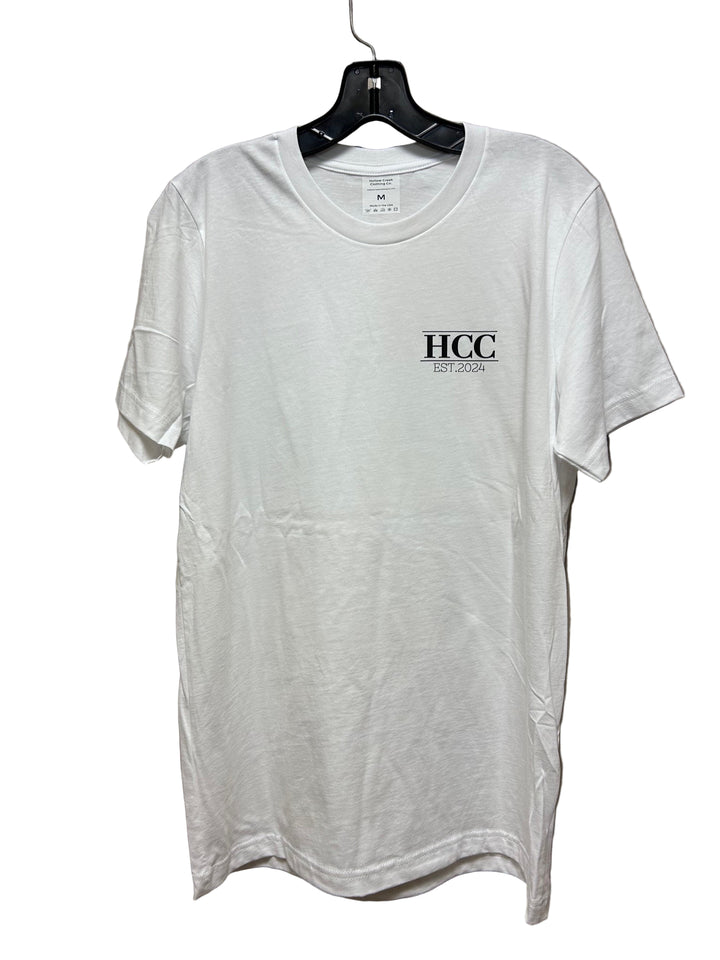 Hollow Creek Flying Mallard T-shirt: White