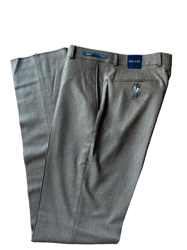 Ballin Comfort-"eze" Super Comfort Cashmere Houndstooth: Tan