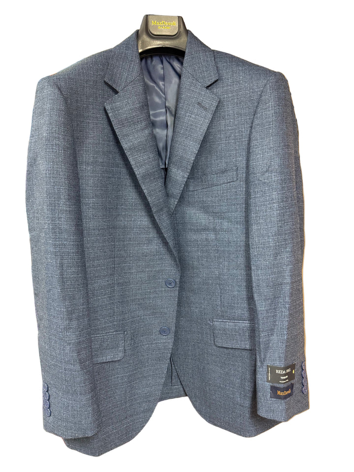 Maxdavoli by Maxman Reda Soft Coat: Blue