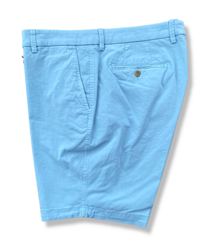 Ballin Broken Twill College Shorts: Zen Blue