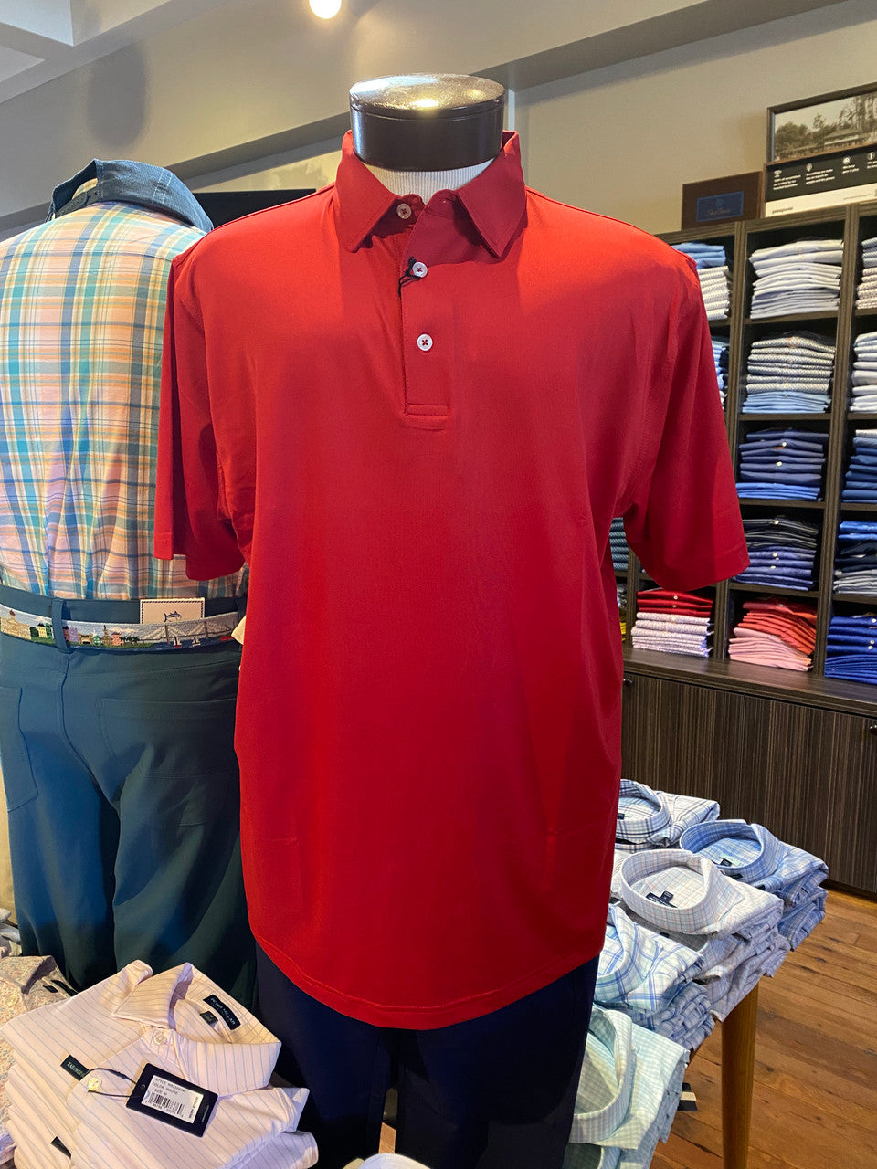 Craig Reagin Solid Polo: Red