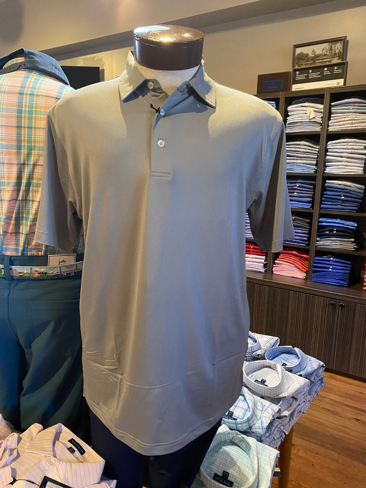 Craig Reagin Solid Polo: Silver