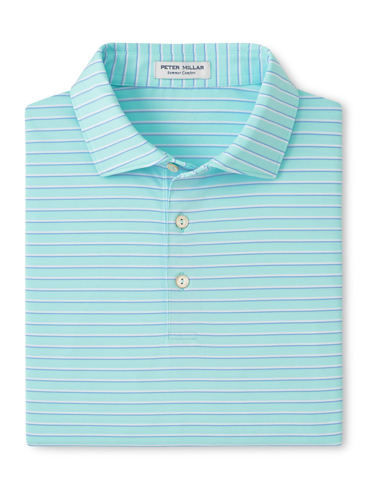 Peter Millar Dunnes Performance Jersey Polo Lake Murray Dam Towers: Clearwater