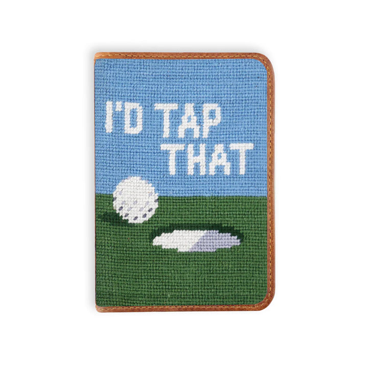 Smathers and Branson Needlepoint Scorecard Cover: I'd Tap That