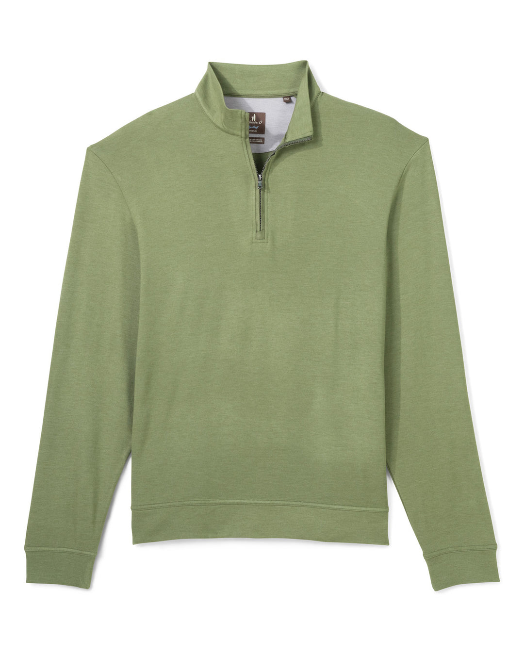 Johnnie-O Tahoe Quarter-Zip Pullover: Thyme