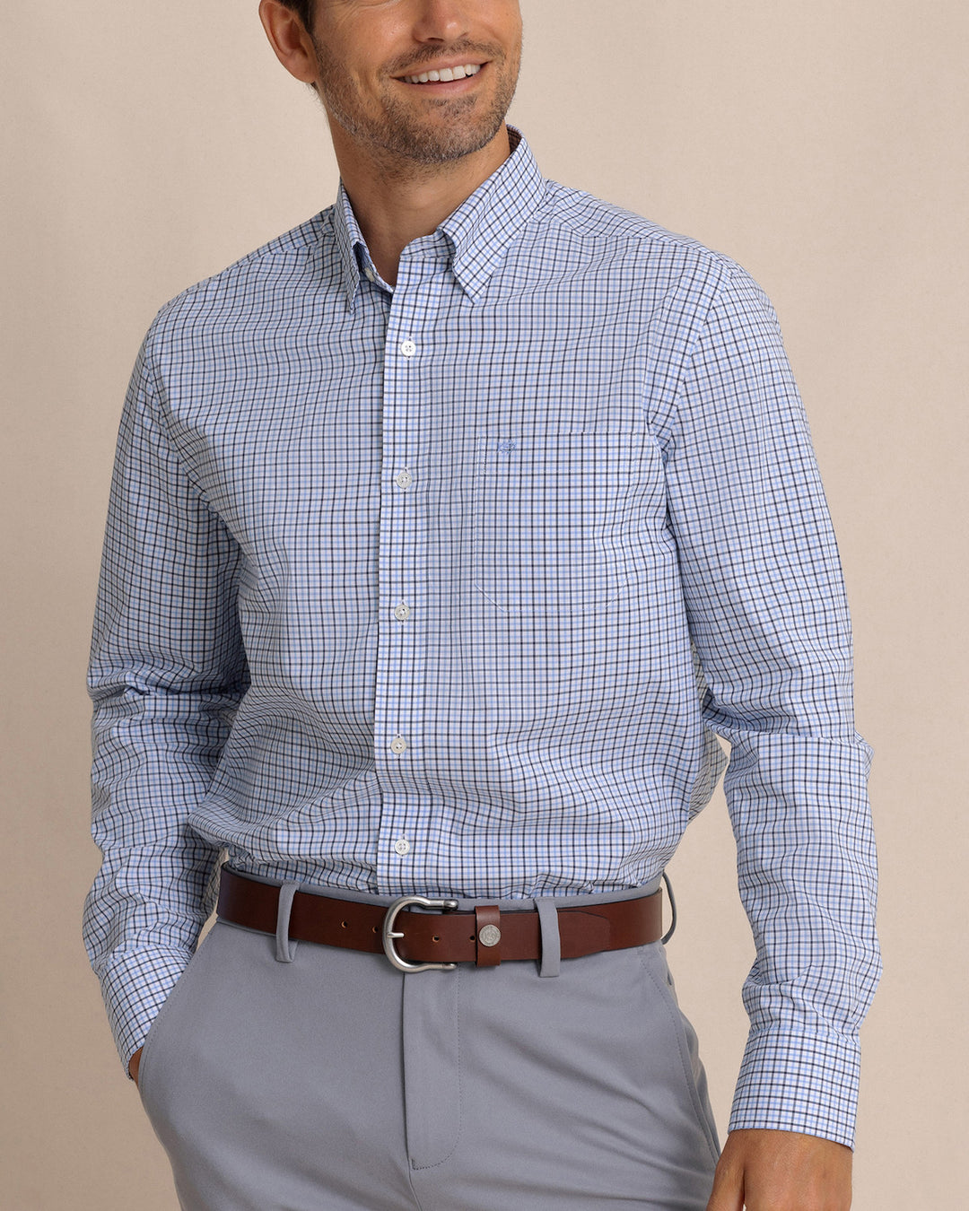 Southern Tide Charleston Summerton Plaid Sportshirt: Ocean Channel