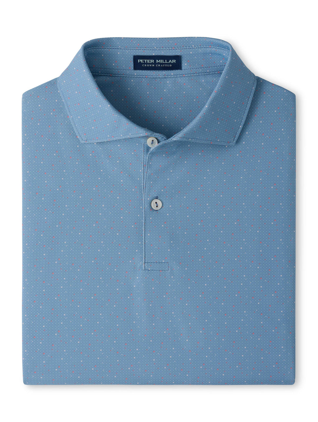 Peter Millar Crown Crafted Campania Performance Jersey Polo: Windy Blue