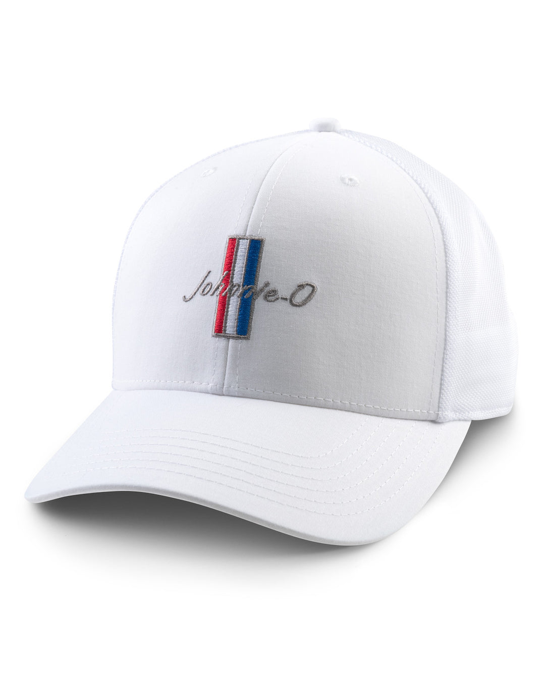 Johnnie-O RWB Trucker Hat: White