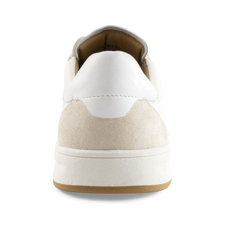 Johnnie-O Sure Shot Sneaker: White/Tan