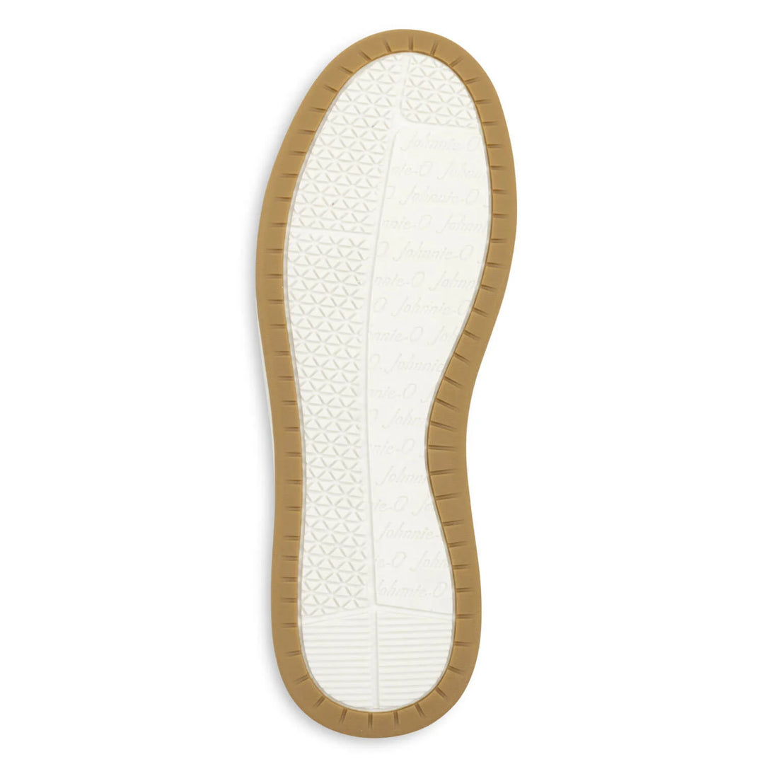 Johnnie-O Sure Shot Sneaker: White/Tan