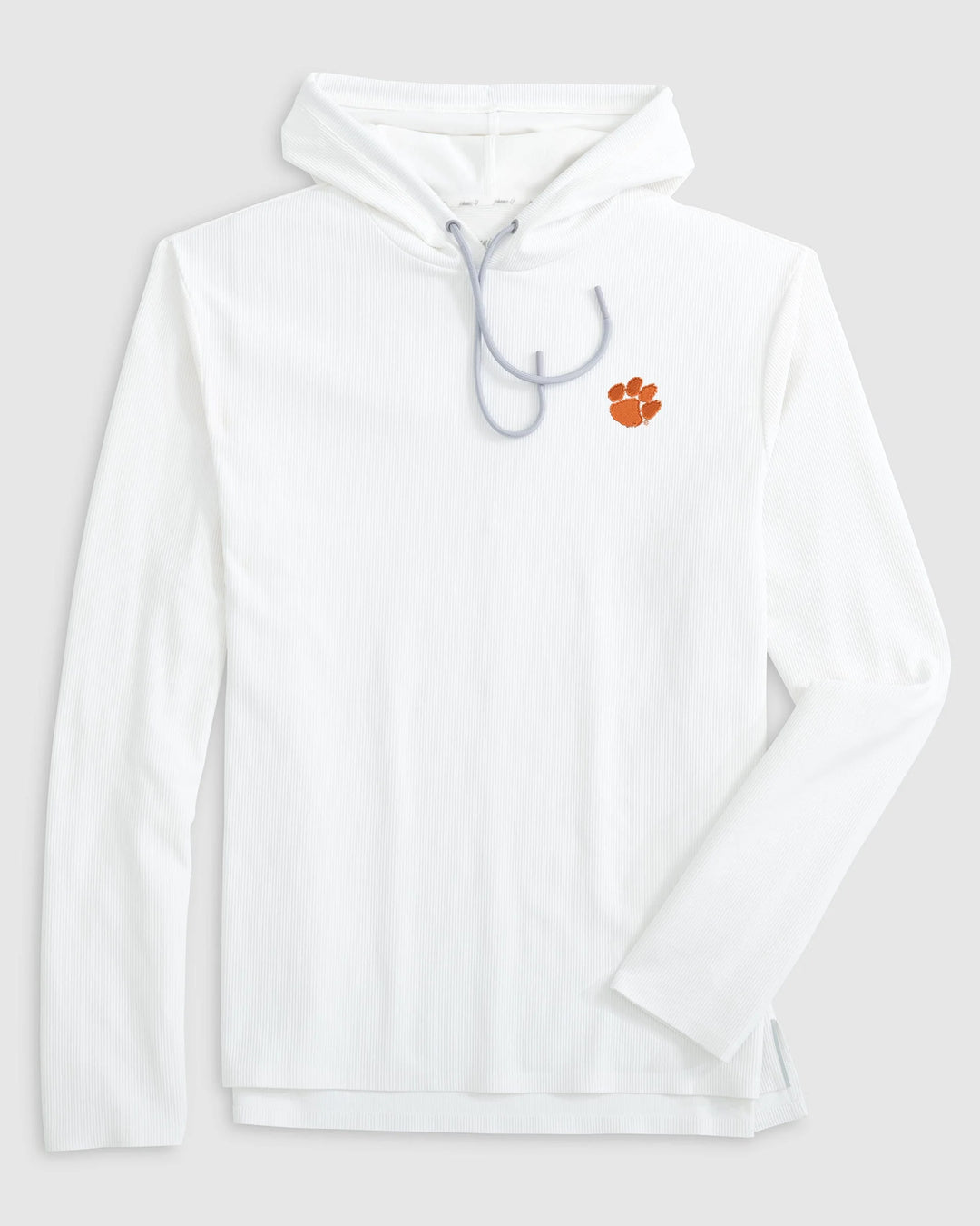 Clemson University Hoppin Performance Hoodie: White