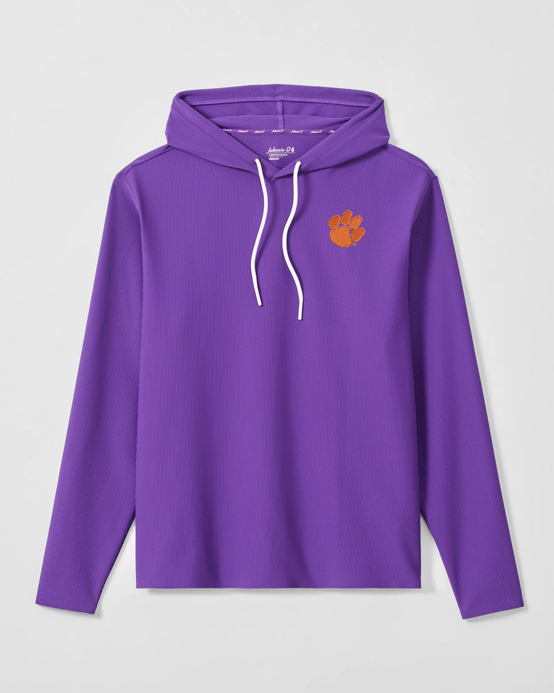 Clemson University Hoppin Performance Hoodie: Purple