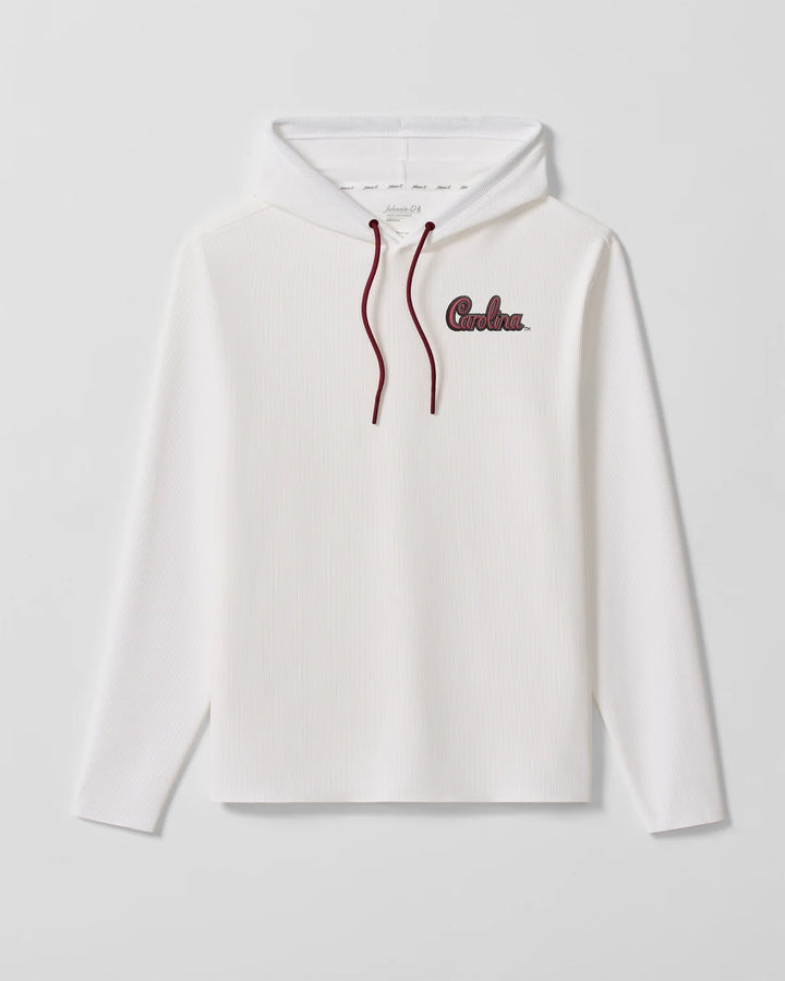 Johnnie-O University of South Carolina Hoppin Pop Performance Hoodie - Script Logo: Maroon