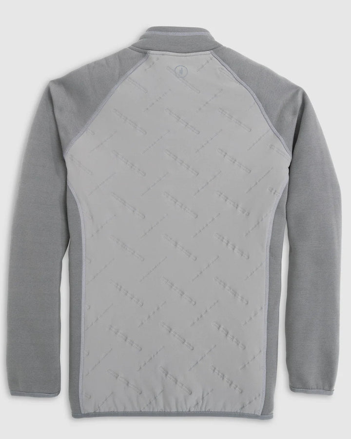 Johnnie-O Mario Mixed Media Jacket: Charcoal