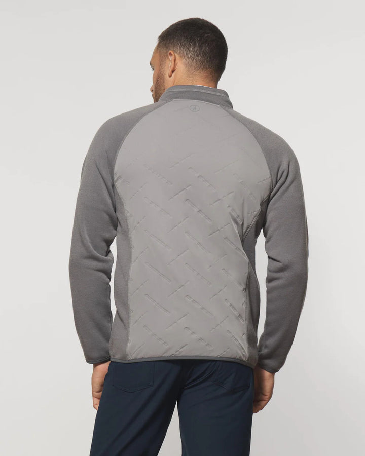Johnnie-O Mario Mixed Media Jacket: Charcoal