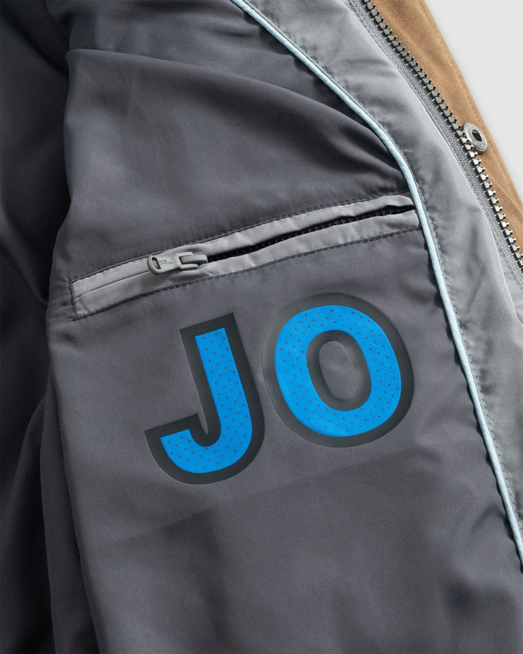 Johnnie-O Juno Quilted Snap Jacket: Concrete