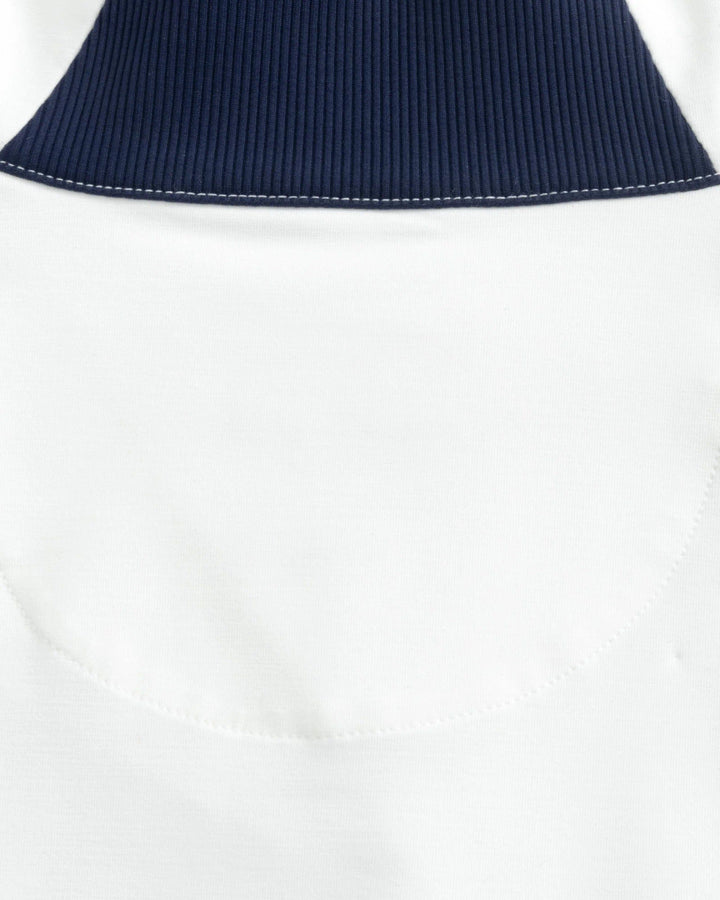 Johnnie-O Sabino Performance 1/4 Zip Pullover: White