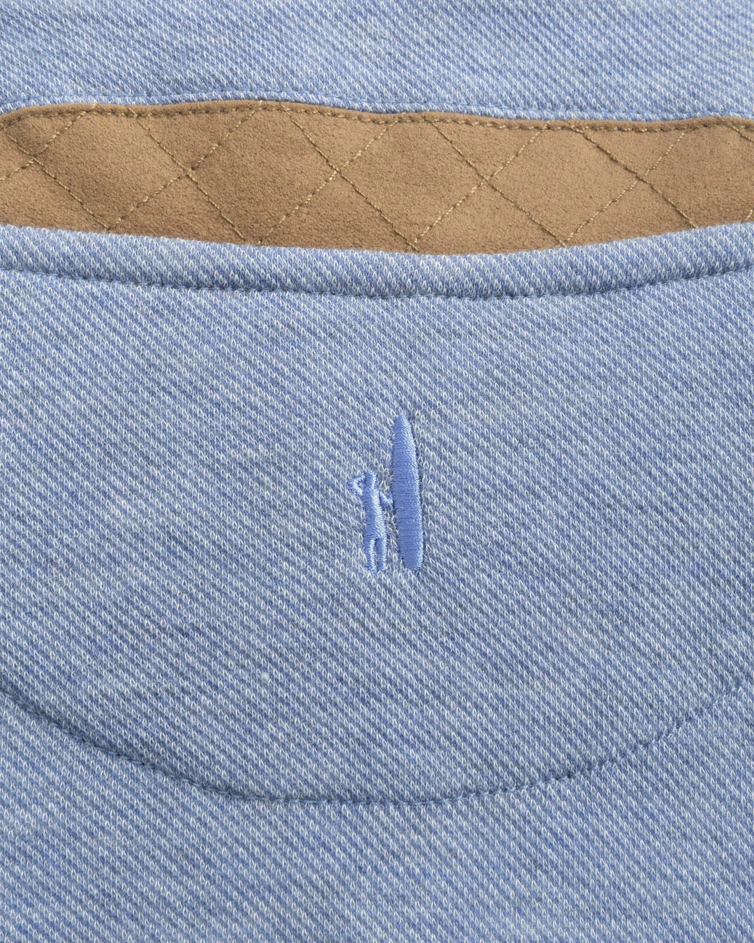 Johnnie-O Carlson Merino 1/4 Zip Pullover: Laguna Blue