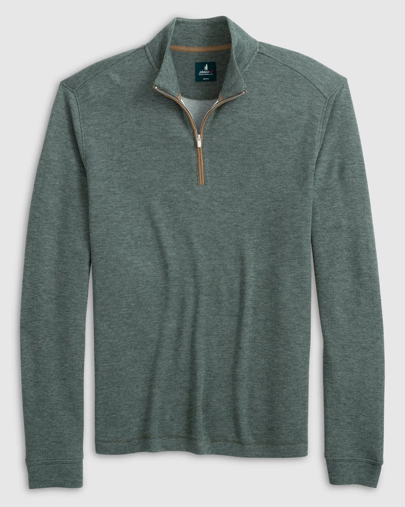Johnnie-O Carlson Merino 1/4 Zip Pullover: Moss – Craig Reagin