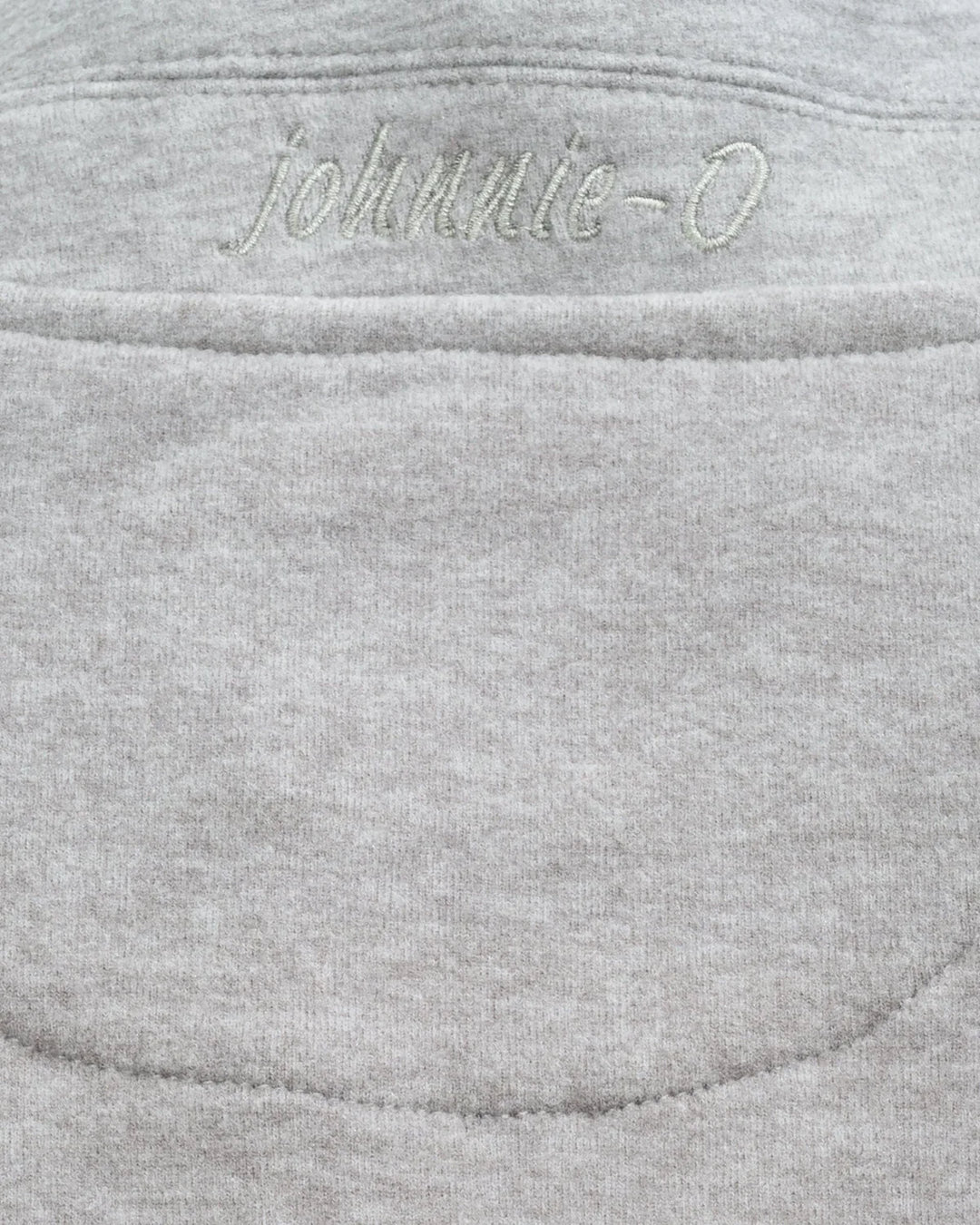 Johnnie-O Castro 1/4 Zip Pullover: Light Gray