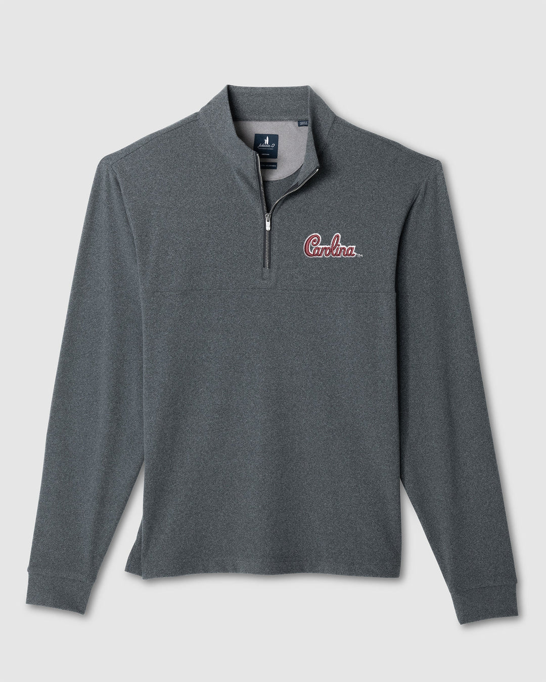 Johnnie-O Mikey University of South Carolina "Carolina Script" Fleece 1/4 Zip Pullover: Black