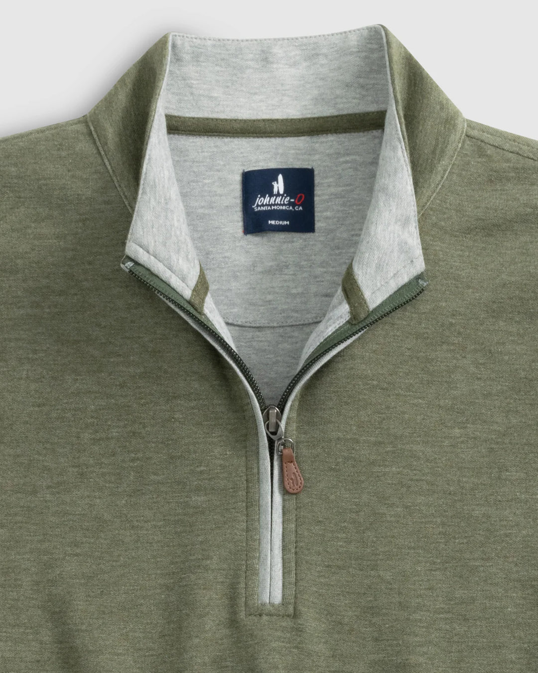 Johnnie-O The Sully 1/4 Zip Pullover: Sequoia