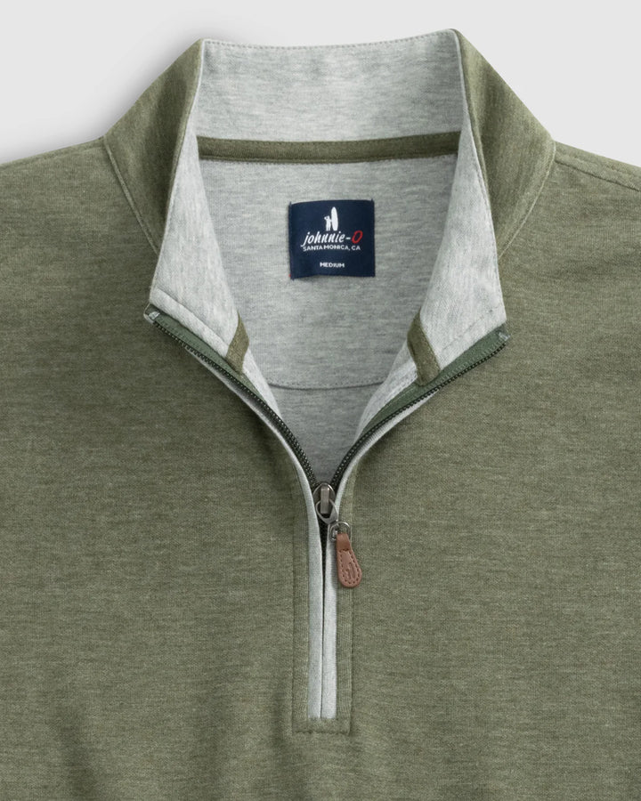 Johnnie-O The Sully 1/4 Zip Pullover: Sequoia