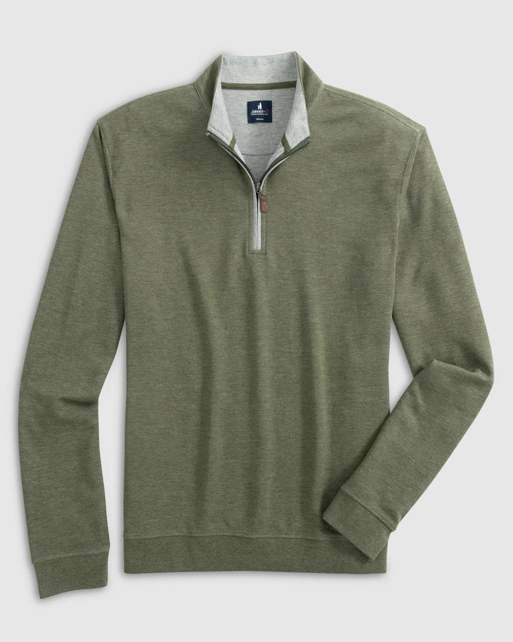 Johnnie-O The Sully 1/4 Zip Pullover: Sequoia
