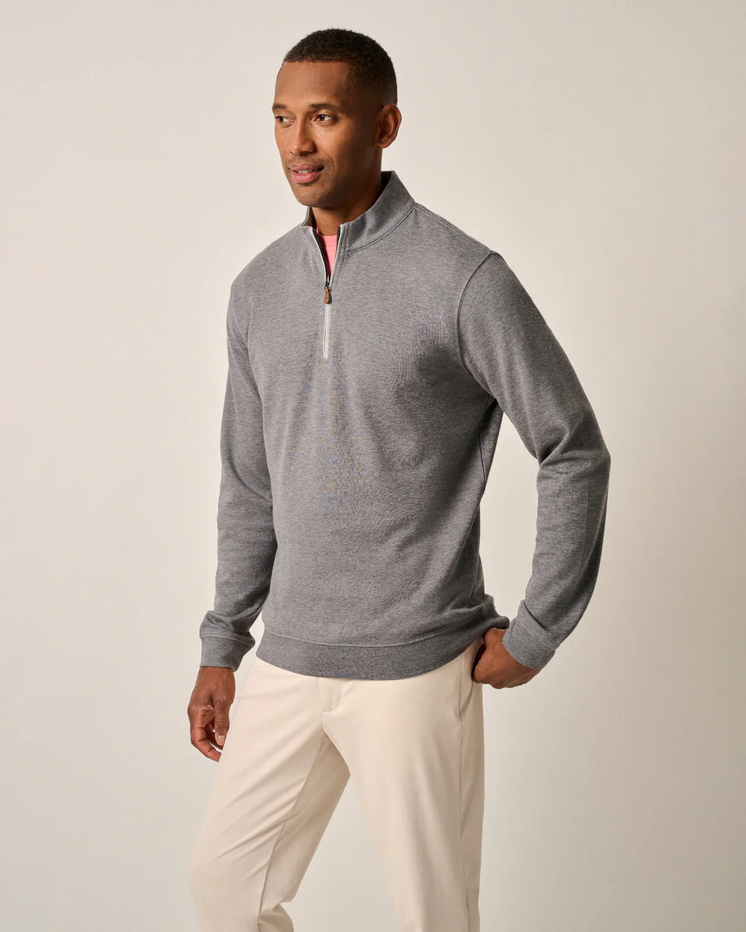 Johnnie-O The Sully 1/4 Zip Pullover: Volcano