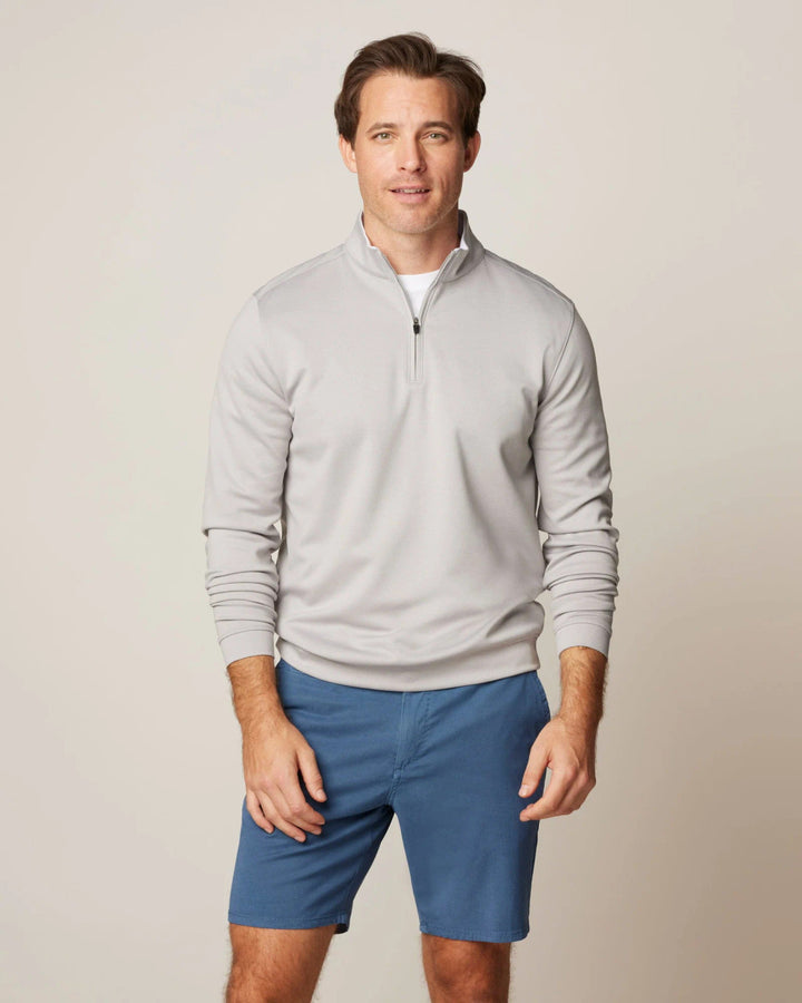 Johnnie-O Diaz Performance 1/4 Zip Pullover: Quarry