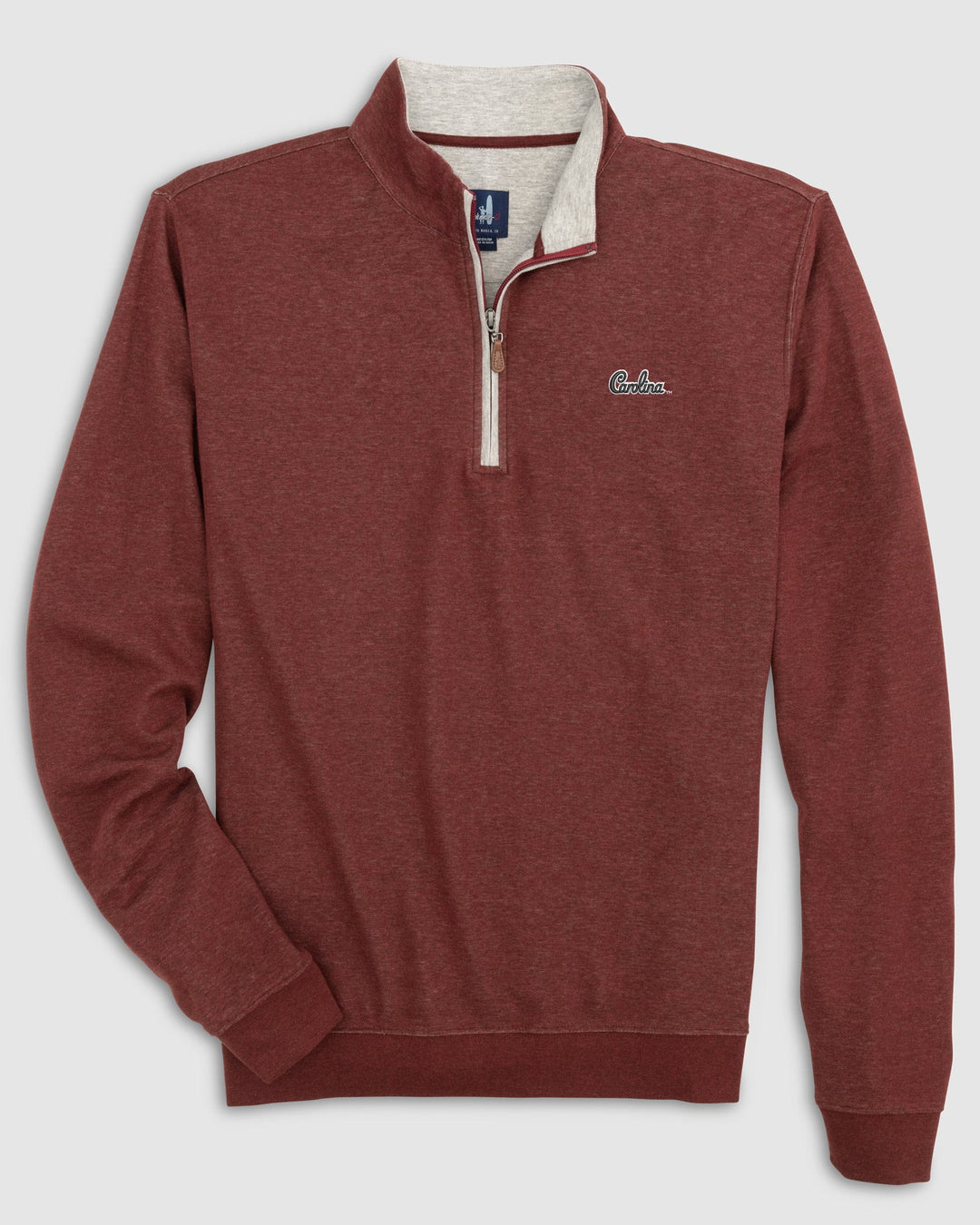 Johnnie-O Sully University of South Carolina "Carolina Script" 1/4 Zip Pullover: Garnet