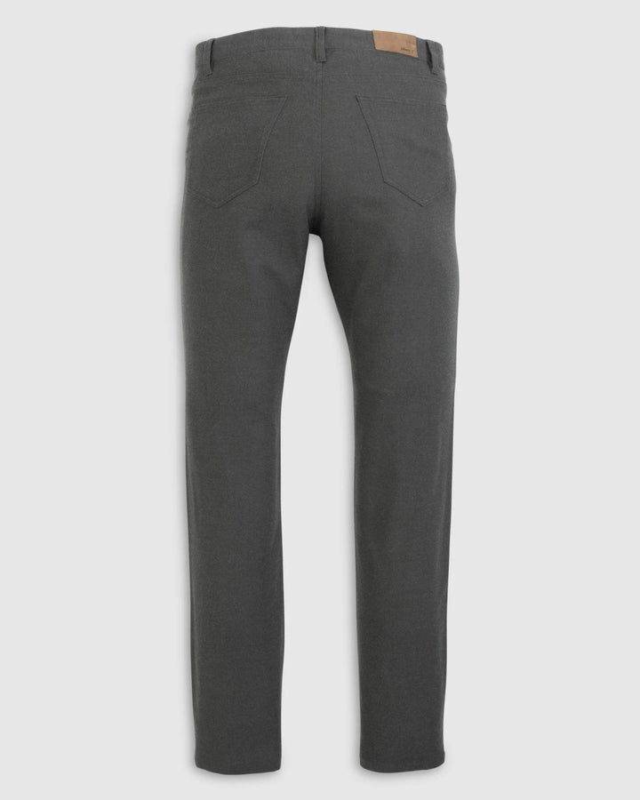 Johnnie-O London Brushed Twill Flannel Pant: Charcoal