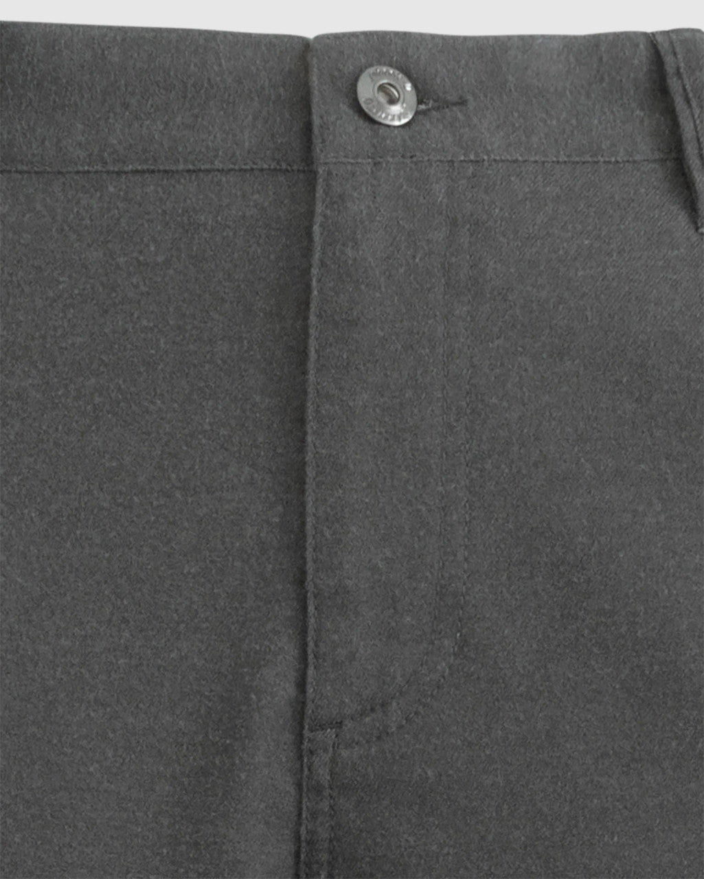 Johnnie-O London Brushed Twill Flannel Pant: Charcoal