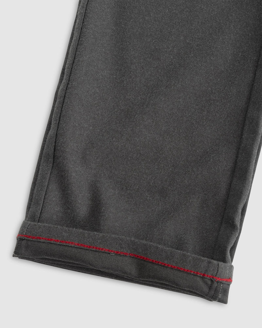 Johnnie-O London Brushed Twill Flannel Pant: Charcoal
