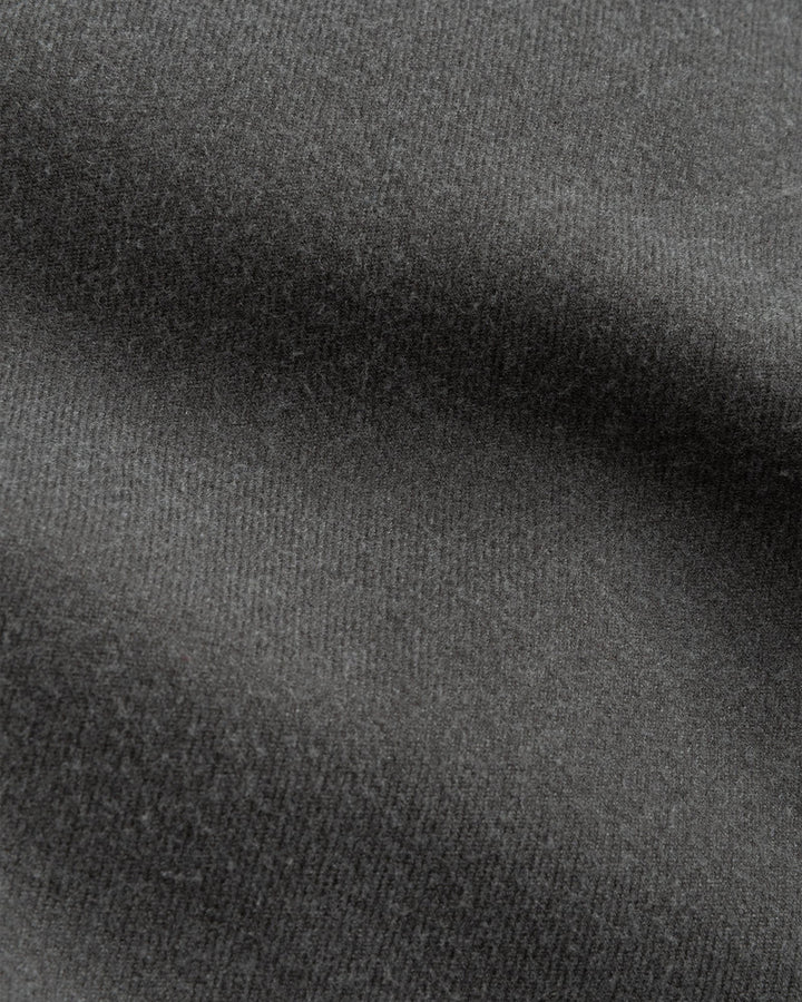 Johnnie-O London Brushed Twill Flannel Pant: Charcoal