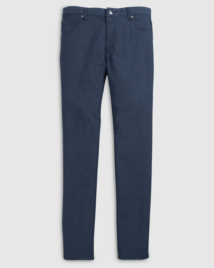 Johnnie-O London Brushed Twill Flannel Pant: Indigo