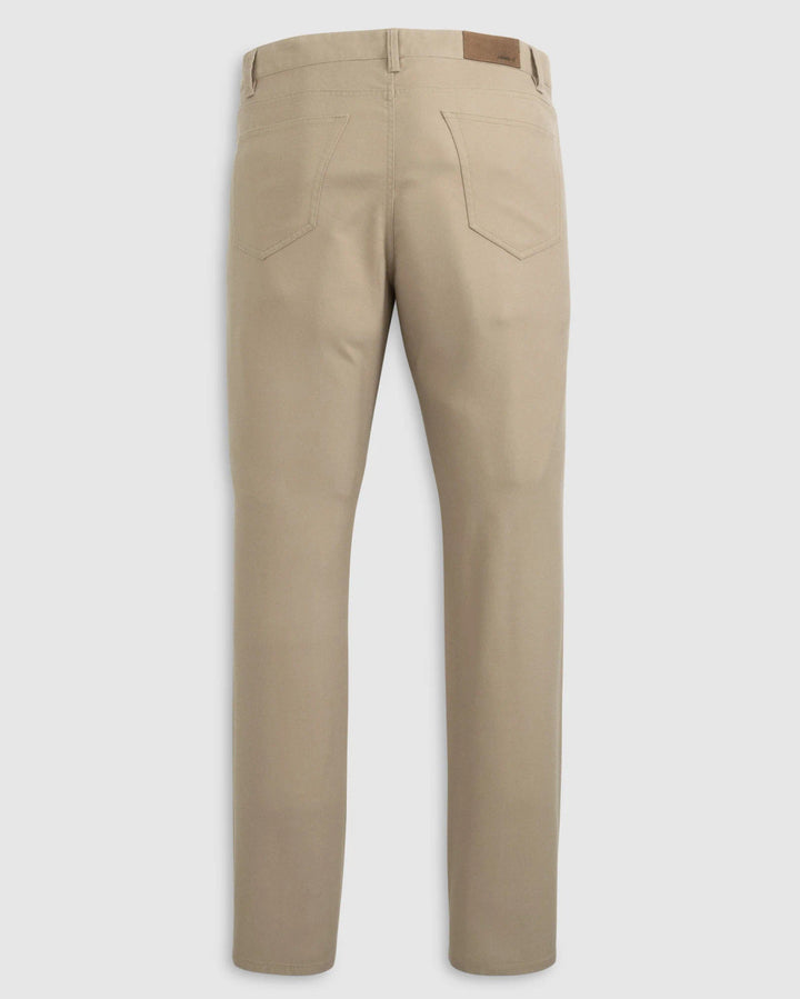 Johnnie-O London Brushed Twill Flannel Pant: Khaki