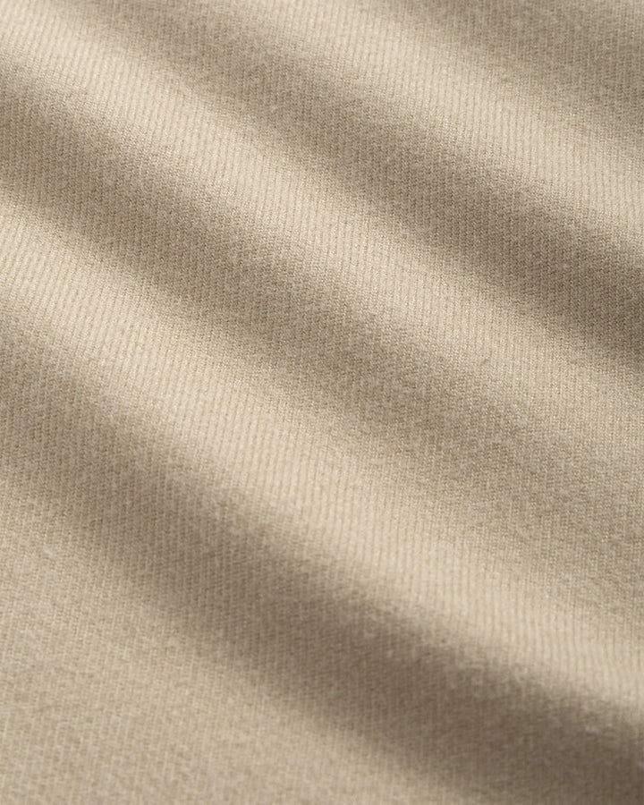 Johnnie-O London Brushed Twill Flannel Pant: Khaki