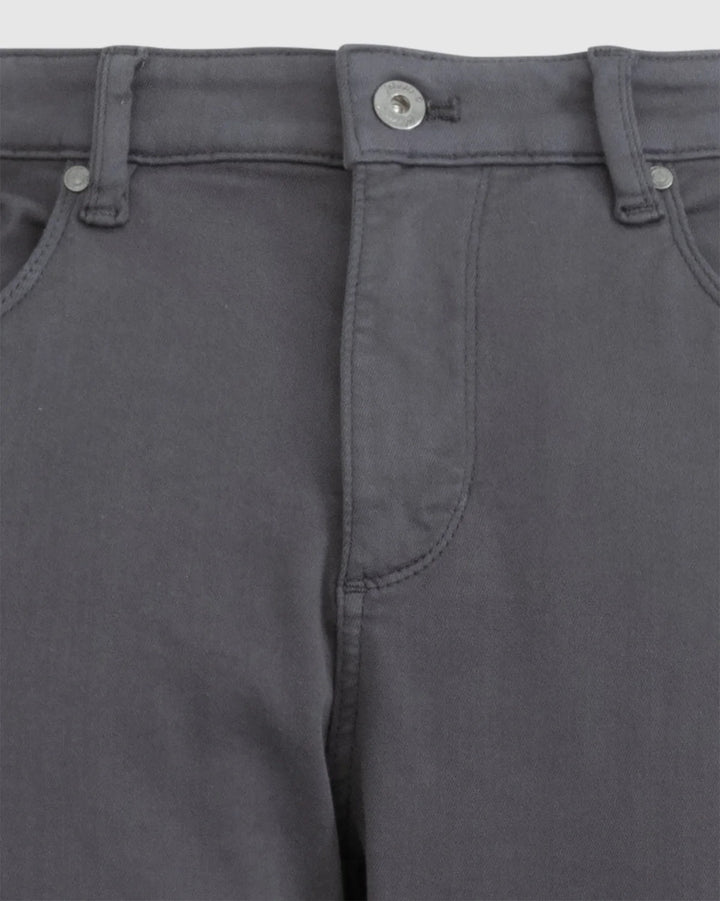 Johnnie-O Newport 5-Pocket Cotton Pant: Charcoal