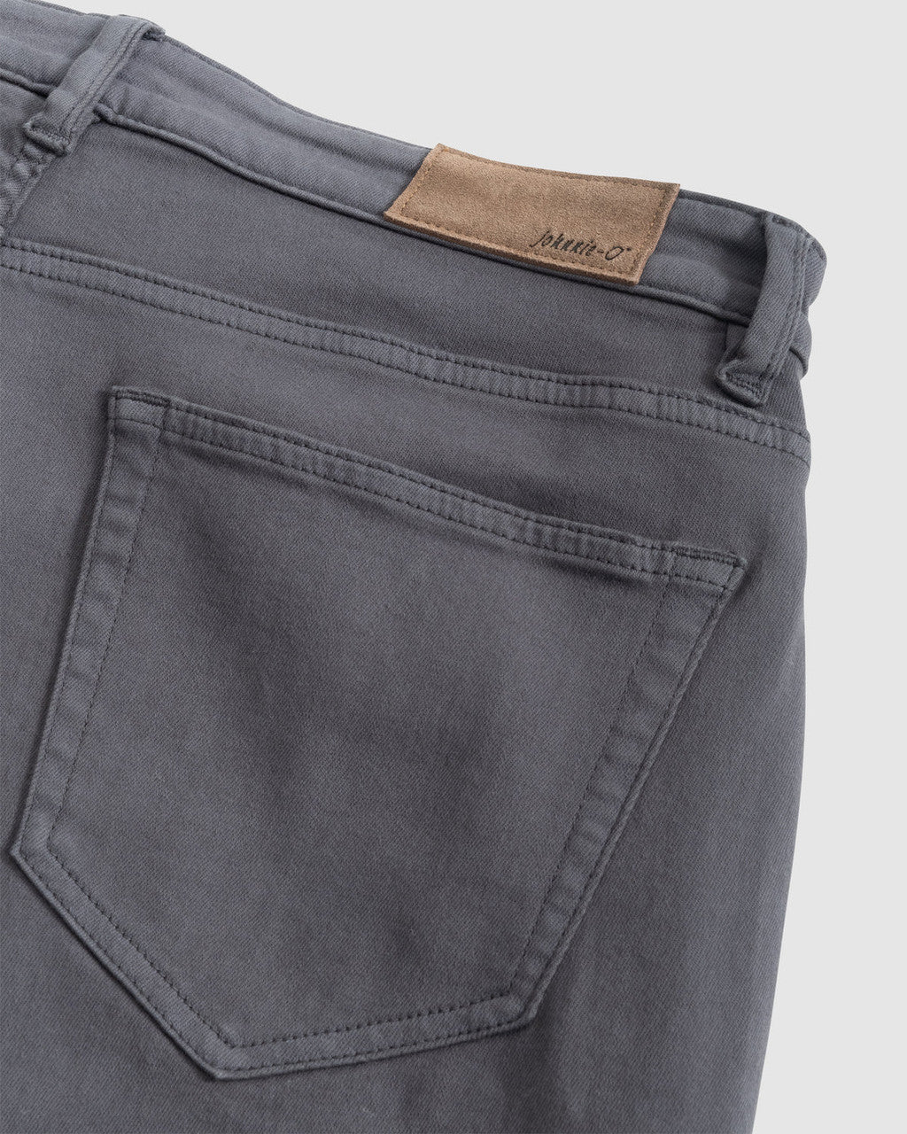 Johnnie-O Newport 5-Pocket Cotton Pant: Charcoal