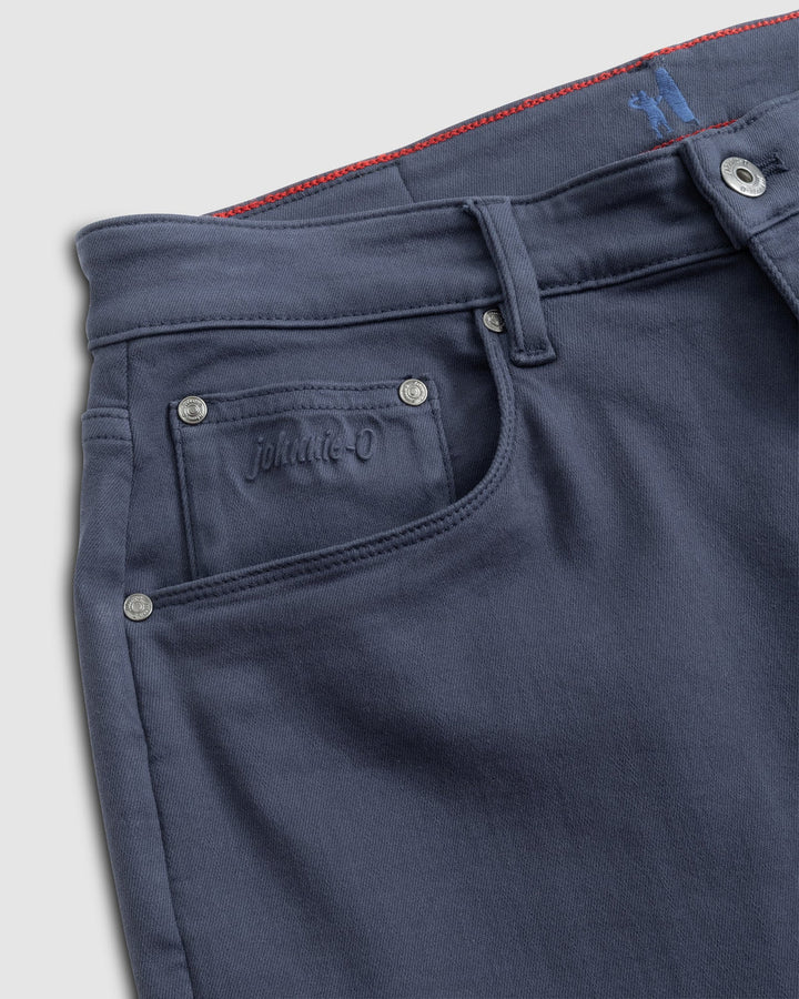 Johnnie-O Newport 5-Pocket Cotton Pant: Twilight