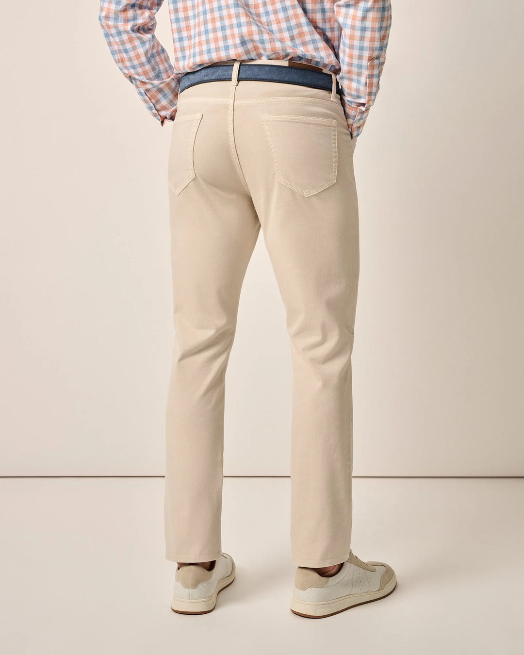 Johnnie-O Carmel Sateen 5-Pocket Pant: Stone