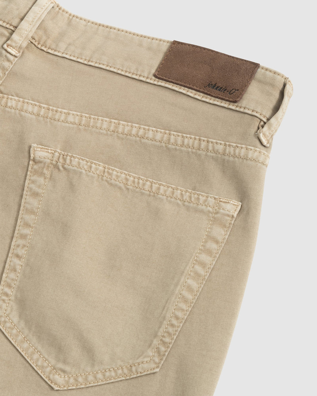 Johnnie-O Carmel Sateen 5-Pocket Pant: Khaki