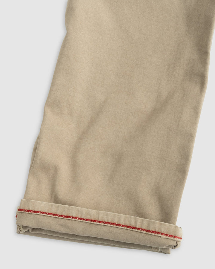 Johnnie-O Carmel Sateen 5-Pocket Pant: Khaki