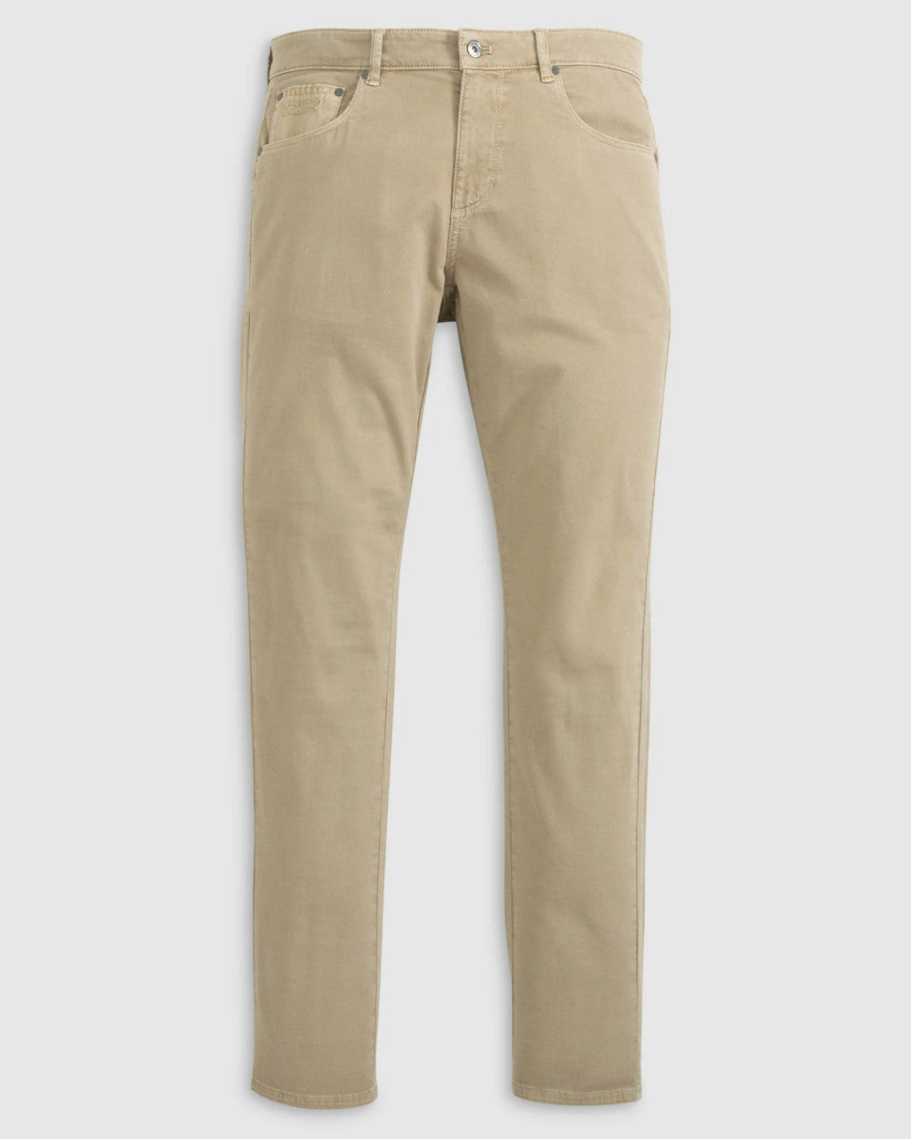 Johnnie-O Carmel Sateen 5-Pocket Pant: Khaki