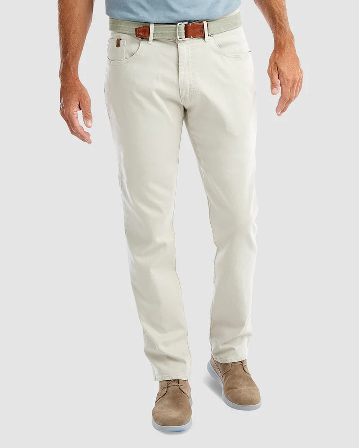 Johnnie-O Hugo 6-Pocket Pant: Stone