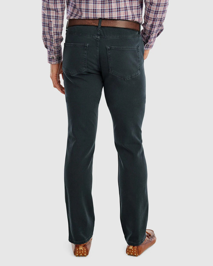 Johnnie-O Terry 5-Pocket Pant: Charcoal