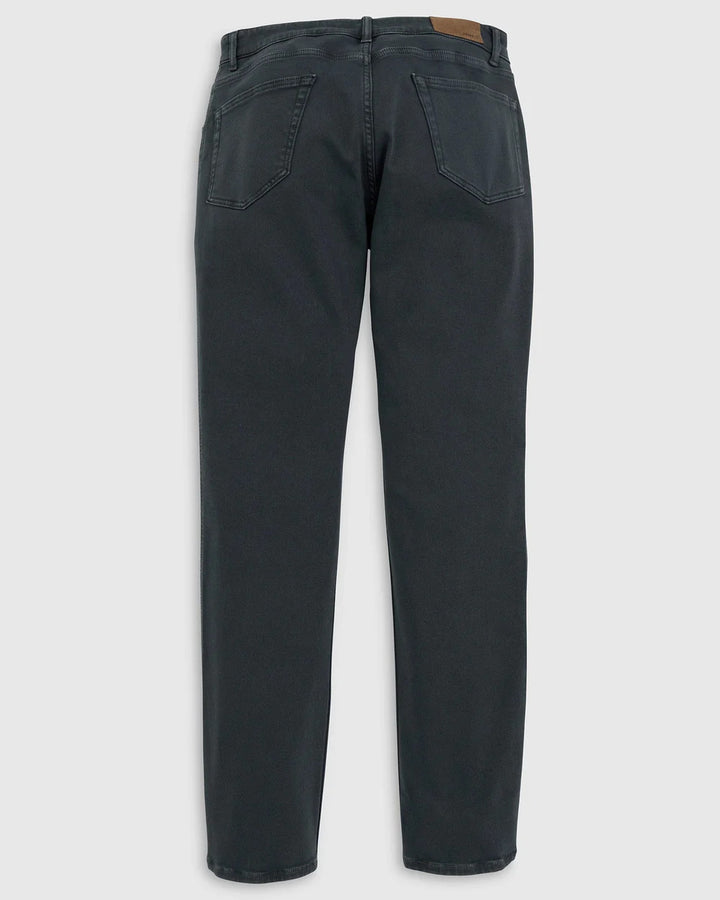 Johnnie-O Terry 5-Pocket Pant: Charcoal