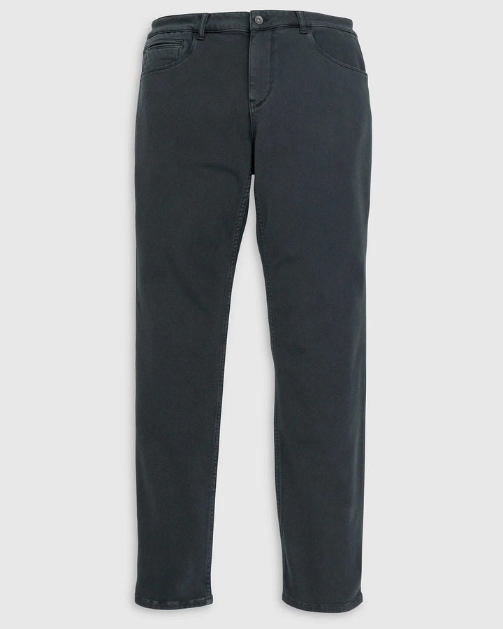Johnnie-O Terry 5-Pocket Pant: Charcoal