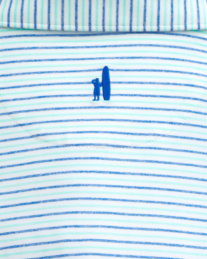 Johnnie-O Vik Striped Jersey Performance Polo: Victory
